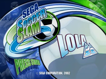 Sega Soccer Slam screen shot title